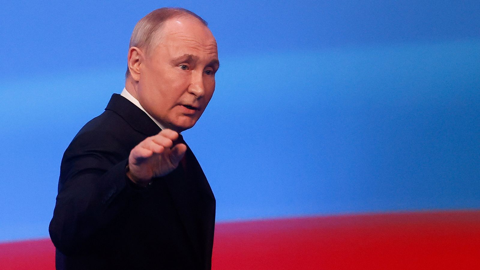 Vladimir Putin claims Russia election victory as he warns protesters 'crimes' will be punished