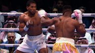 Anthony Joshua&#39;s knockout win over Francis Ngannou in Saudi Arabia. Pic: Sky Sports
