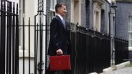 Chancellor Jeremy Hunt. Pic: PA
