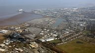 Grimsby port