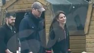 The princess was smiling and appeared happy. Pic: The Sun