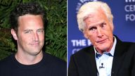 Matthew Perry and his stepfather Keith Morrison
Pic:AP/Starpix/Shitterstock