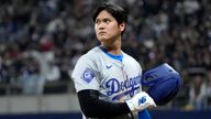 Los Angeles Dodgers superstar Shohei Ohtani has denied betting on sports.
Pic: AP