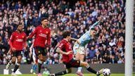 PA PIC OF FODEN SCORING IN MANCHESTER DERBY