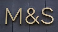 File photo dated 14/09/20 of Marks and Spencers&#39; logo. Marks & Spencer has revealed a jump in sales in the face of pressure on customer finances but saw profits dip over the past year on the back of higher costs. The high-street chain said sales grew in both its clothing and homeware, and food divisions over the year to April. Bosses at M&S hailed the performance as evidence of progress from the retailer&#39;s turnaround plan, which has seen it shut dozens of its larger stores amid an overhaul of it