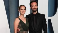 Natalie Portman and Benjamin Millepied in 2022. Pic: Reuters/Danny Moloshok