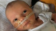 Orlando Davis died on 24 September 2021, 14 days after being born. Pic: PA