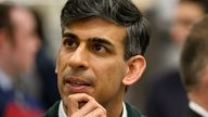 Rishi Sunak visits Rolls Royce&#39;s Future Works Facility in Bristol.
Pic:Reuters