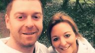 Shane Gilmer and Laura Sugden. They were attacked when a man broke into their home with a crossbow in 2018. Shane was killed.