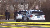 Police at the scene. Pic: NBC New York