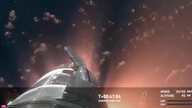 Starship re-enters the atmosphere after its third test flight. Pic: SpaceX