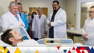 Steven Seagal visits victims of Moscow terror attack. Credit: Russia health ministry