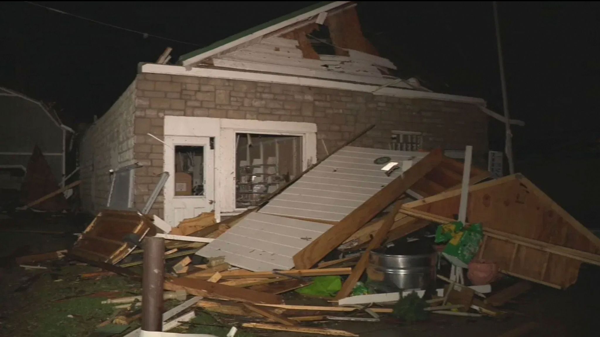 Three killed as fierce storms and tornadoes damage homes and businesses