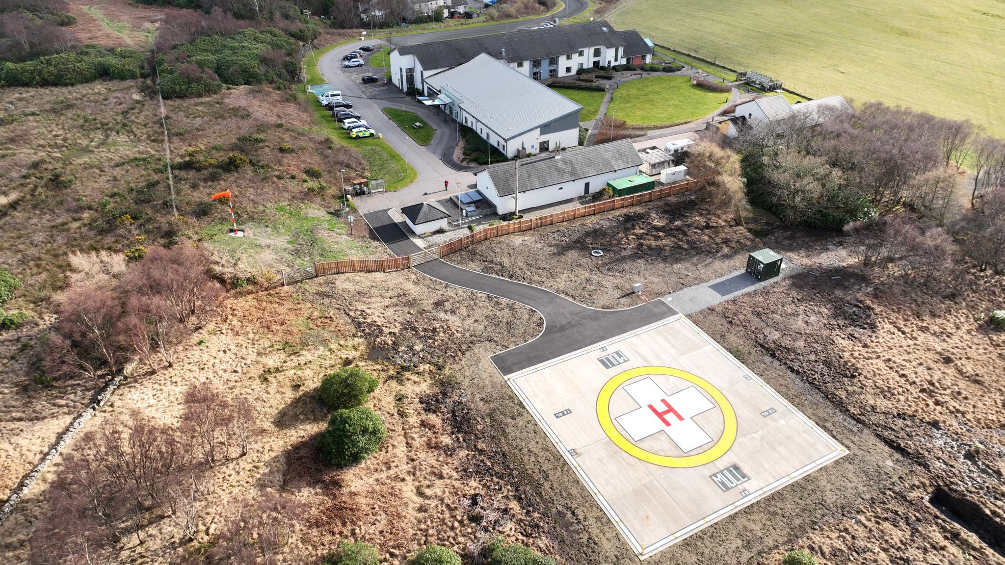 Emergency helipad opens on Isle of Mull UK News Sky News