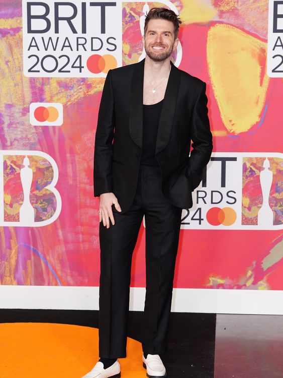 Joel Dommett attending the Brit Awards 2024 at the O2 Arena, London. Picture date: Saturday March 2, 2024.