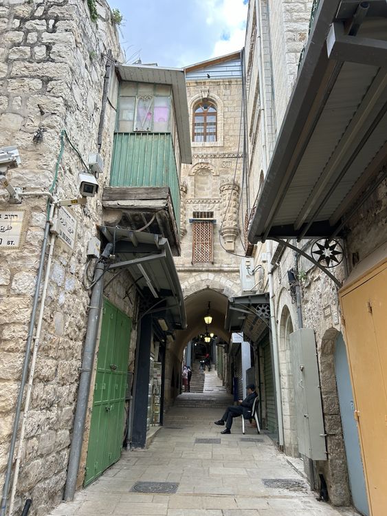 Jerusalem&#39;s old city would usually be packed with tourists. Pic: Dominic Waghorn