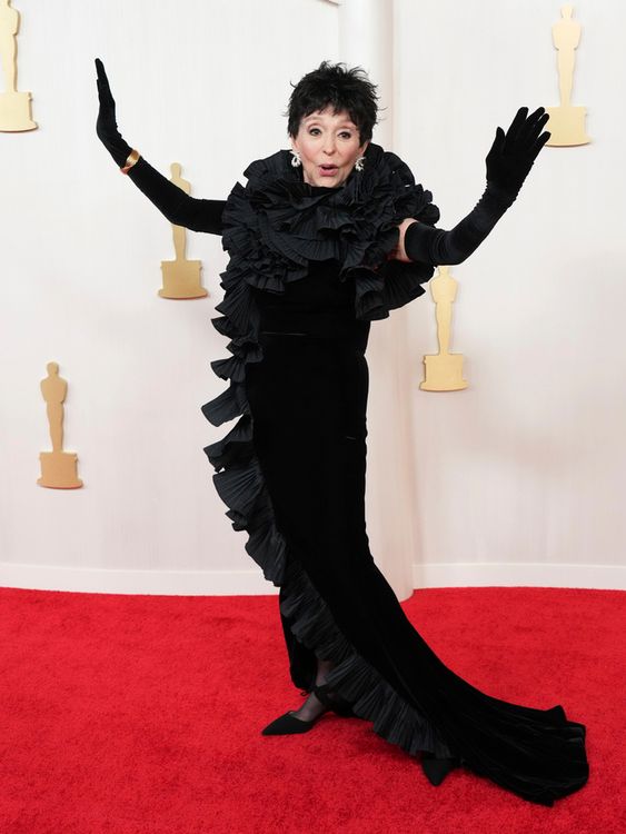 One of the last remaining stars of Golden era Hollywood - and every inch the star - Rita Moreno. Pic: AP