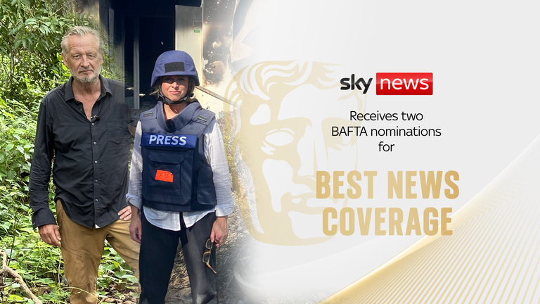 skynews-bafta-award_6495775 رشحت سكاي نيوز لجائزة BAFTA التلفزيونية لتقارير إسرائيل وغزة وميانمار |  أخبار المملكة المتحدة