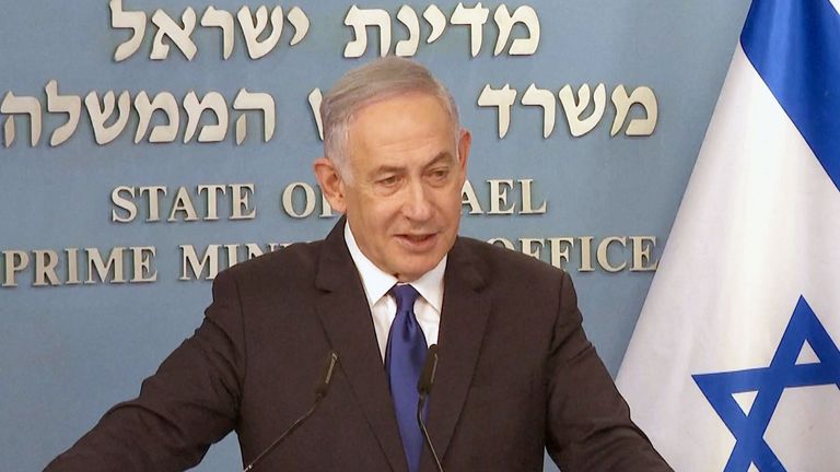 Prime minister of Israel Benjamin Netanyahu