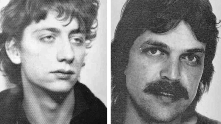 Burkhard Garweg (left) and Ernst-Volker Staub in 1988. Pic: AP