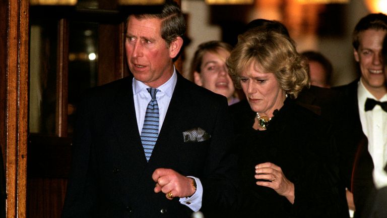 In public together for the first time in London in 1999. Pic: PA