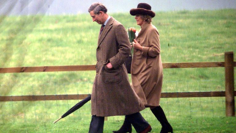 At Sandringham together in March 2002. Pic: PA