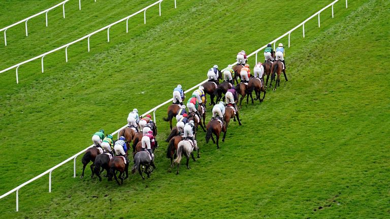 Ose Partir died during the the Boodles Juvenile Hurdle at Cheltenham, three races after Highland Hunter. Pic: PA