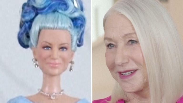 Dame Helen Mirren receives her very own Barbie doll
