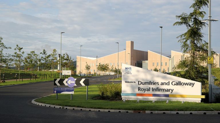 Dumfries and Galloway Royal Infirmary. Pic: Dg feedback