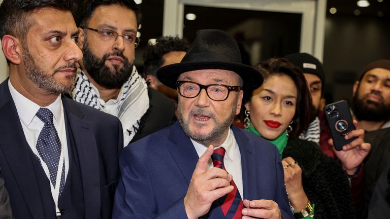 George Galloway. Pic: Reuters