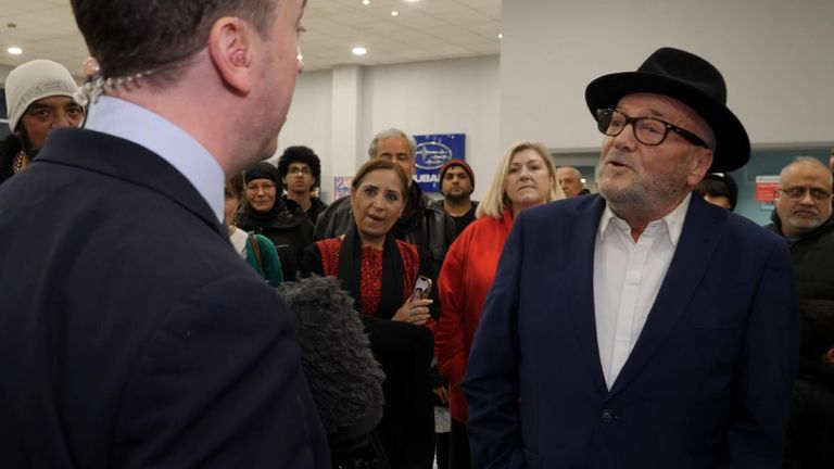 George Galloway speaks after Rishi Sunak&#39;s speech against extremism.
