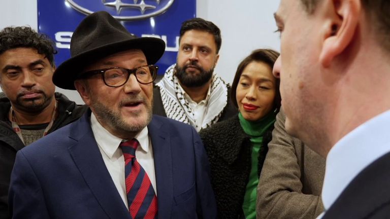George Galloway gives Sky News his view on the existence of states