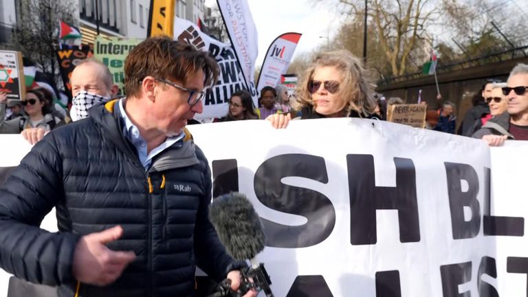 Gillian Mosley said claims London is a 'no-go zone' for JJews are 'absurd'.