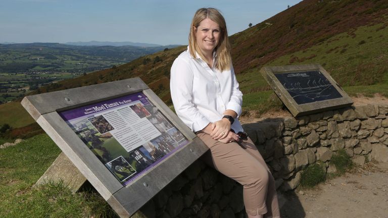 Hannah Blythyn pictured at the National Park
Pic: Llywodraeth Cymru