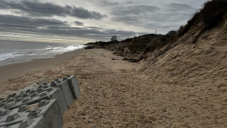 Hemsby beach for erosion lead (Heap)