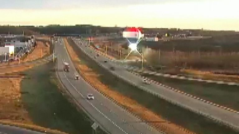 Hot Air Balloon Crashes Into Power Lines in Rochester, Minnesota