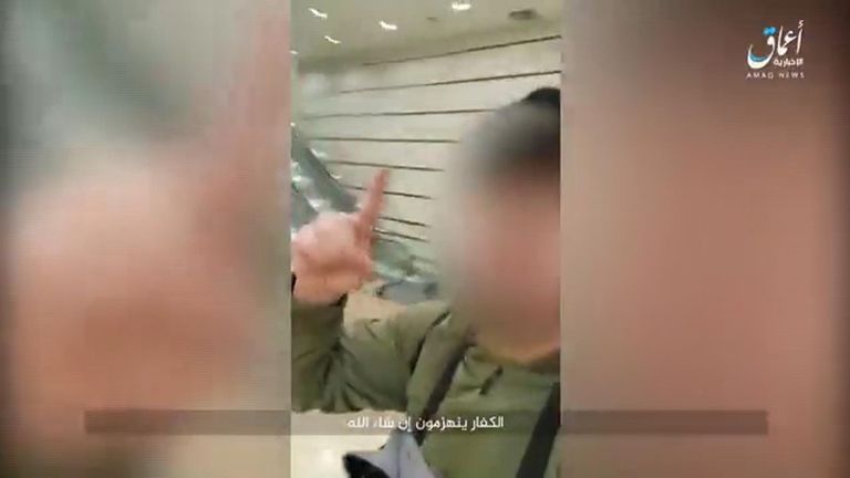 Video supposedly filmed by Islamic State