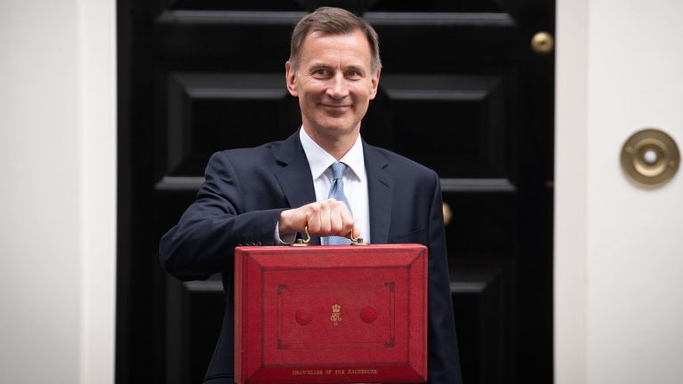Jeremy Hunt is set to deliver the budget this week. Pic: PA