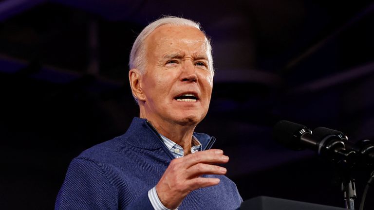 Joe Biden. Pic: Reuters
