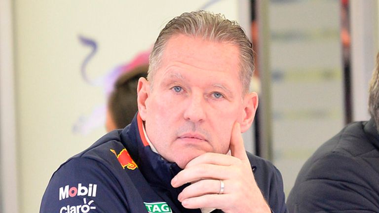 Jos Verstappen in Bahrain on Friday. Pic: AP