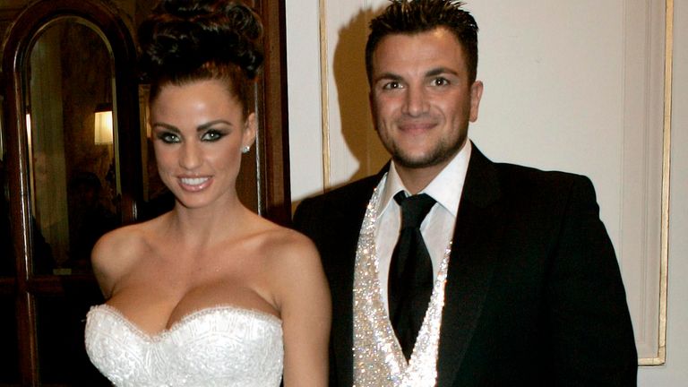 Price was with Peter Andre until 2009. Pic: Reuters