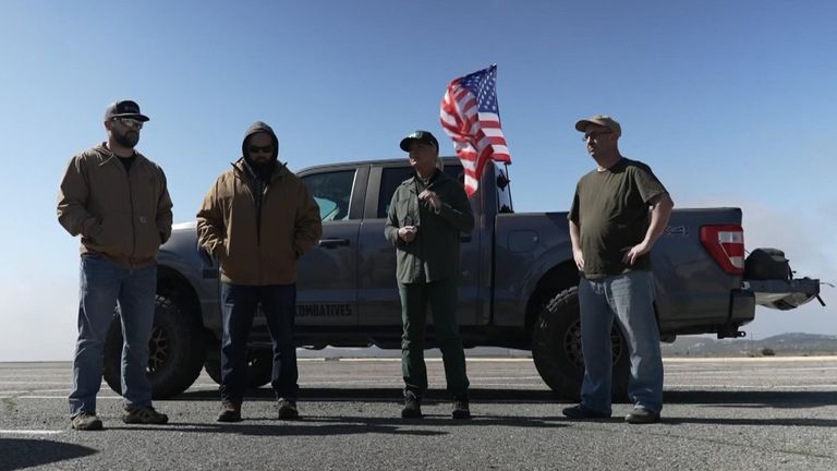 A group of veterans were heading to the border to bolster defences