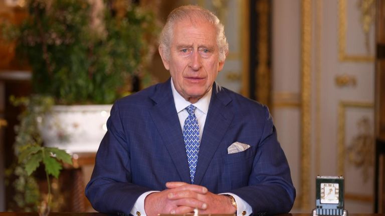 King says he is &#39;deeply touched&#39; by good wishes in video message