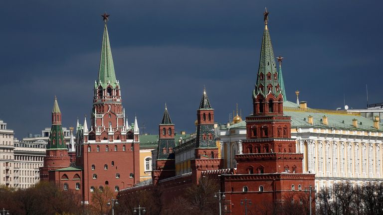 The Kremlin reportedly has a target for Putin in this election. Pic: Reuters