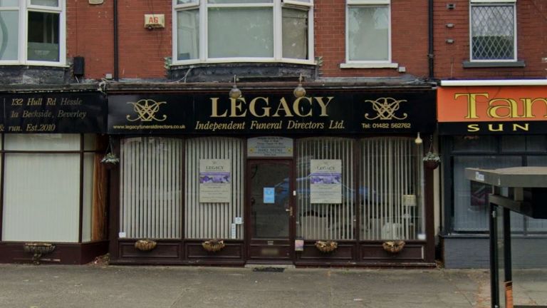 Legacy Funeral Directors in Hull. Pic: Google Street View 