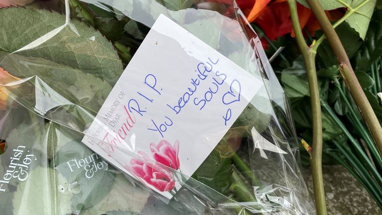 Flowers outside the Hessle Road branch of Legacy Independent Funeral Director.
Pic: PA