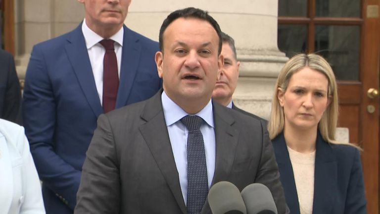 Leo Varadkar announces his intention to resign as Irish prime minister