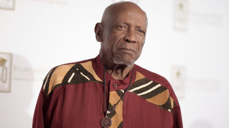 FILE - Louis Gossett Jr. attends a Legacy of Changing Lives Gala on March 13, 2018, in Los Angeles. Gossett Jr., the first Black man to win a supporting actor Oscar and an Emmy winner for his role in the seminal TV miniseries ...Roots,... has died. He was 87. (Photo by Richard Shotwell/Invision/AP, File)