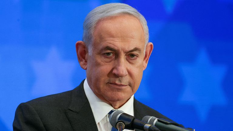 Netanyahu has repeatedly threatened an invasion of Rafah. Pic: Reuters