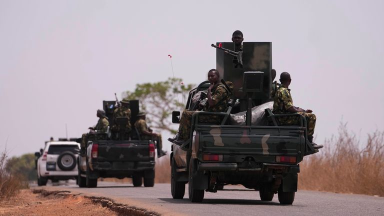 The Nigerian army has been praised for its role in the rescue. File pic: AP